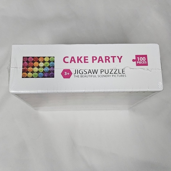 New Cake Party Cupcakes 100 Pieces Jigsaw Puzzle Beautiful Scenery Pictures 3+ - Picture 5 of 7